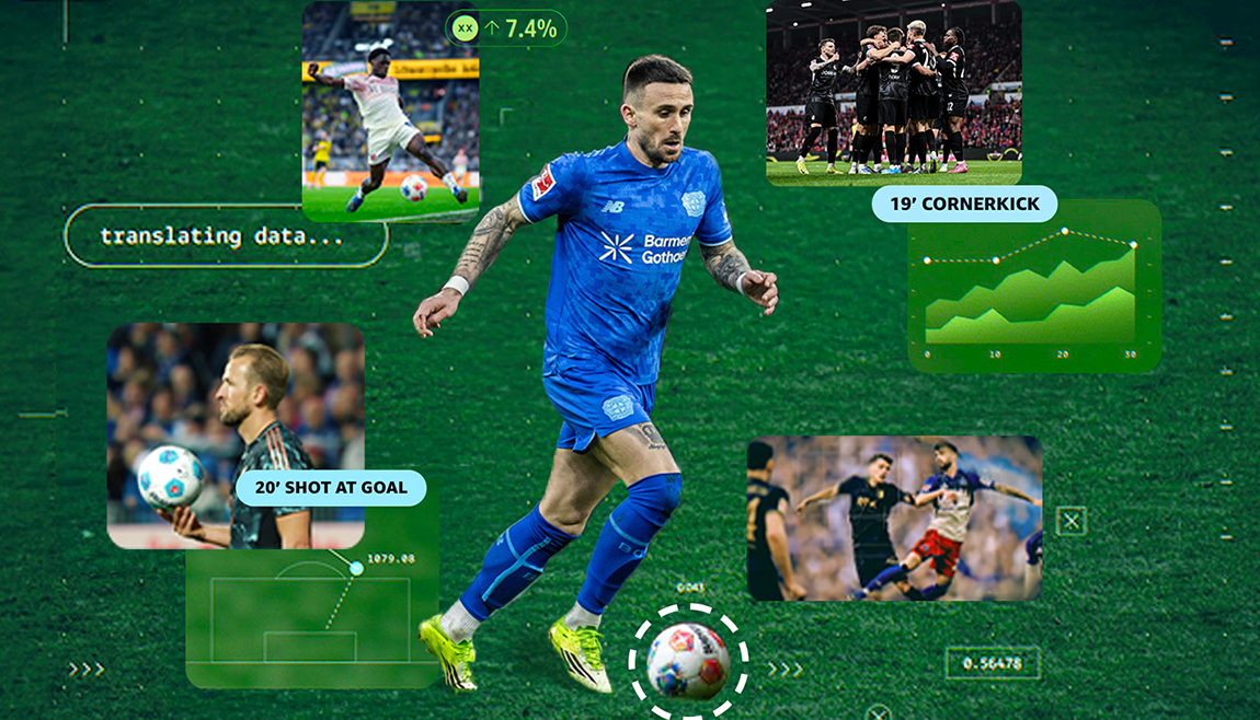 Bundesliga, milyonlarca taraftara gerçek zamanlı maç öngörüleri sunuyor