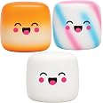 Squeeze Please 3 Pack Scented Marshmallow Stress Relief Fidget Squishy Toy | Slow Rising Squishy Autism Toys, Fidget Toys for